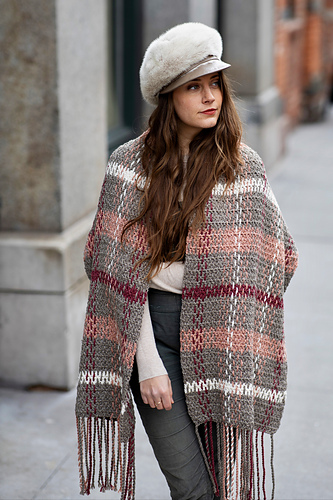 Rosebridge Plaid Blanket Scarf photo 6