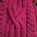 Intertwined Cables Scarf pattern 