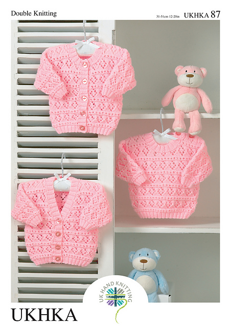 Baby Knitting Pattern DK UKHKA 91