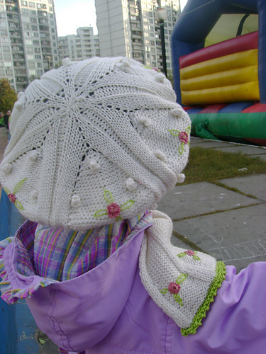 White Bobbled Girl Set photo 2