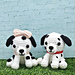 Dalmatian Couple pattern 