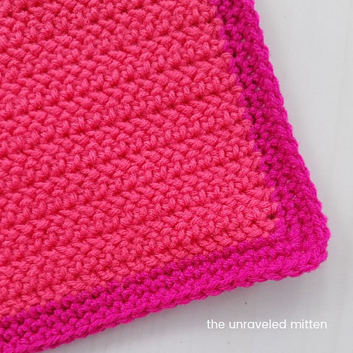 Ravelry Herringbone HDC 12" Square pattern by Heather J Anderson