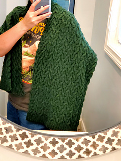 Worsted weight wrap