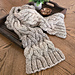 Cuddly Cable Scarf pattern