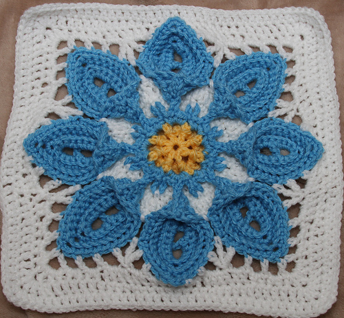 Purifying Puritans 12" Afghan Block/Tutorial photo 12