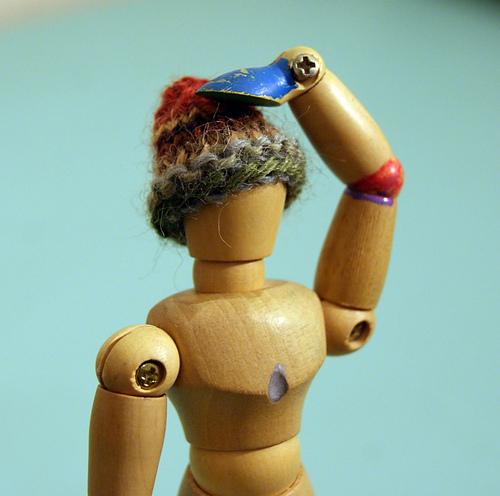 Miniature Hat and Scarf - Fingering Weight photo 3