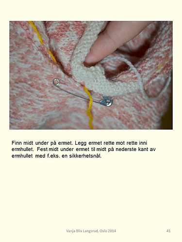 Ferdiggjøring og stikkepåse for dumme (Finishing and Steeking for Dummies) - Vanja Blix Langsrud