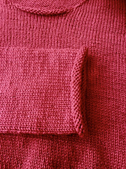 Rolled hem sleeve