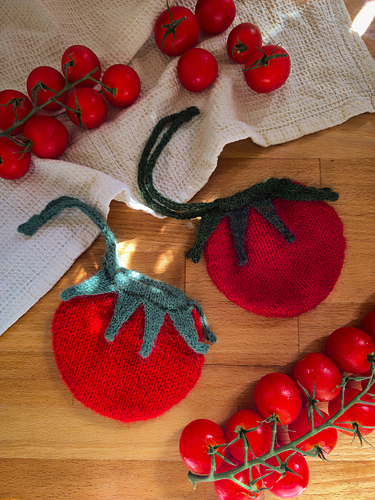 Tomato Pouch Bag Charm