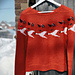 Fox & Swan Illusion Sweater pattern 