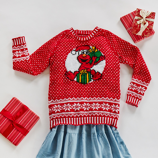 Ravelry: Elmo Christmas Jumper pattern 