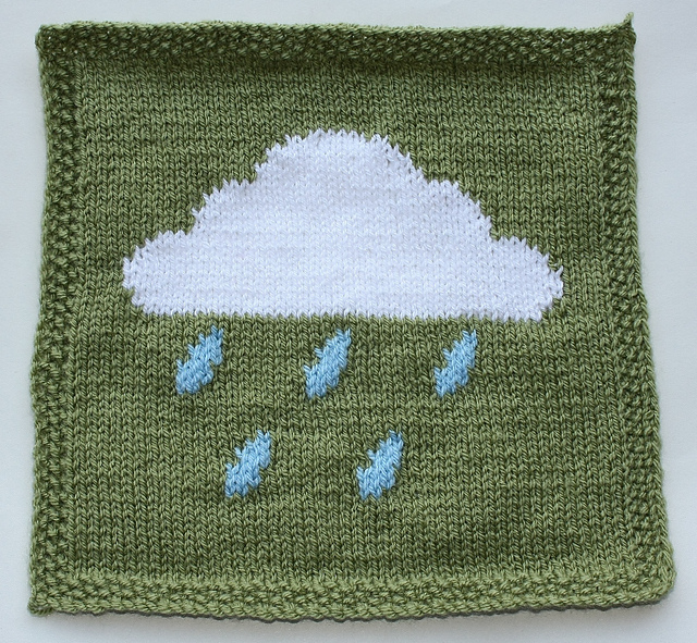 Ravelry Pitter patter raindrops pattern by Vikki Bird