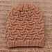 Twisted stitches brain hat pattern