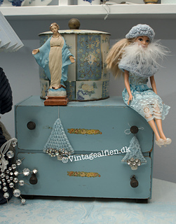 Blue Xmas - The Xmas trees on display in my home office