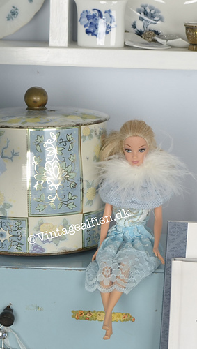 I use a Barbie doll in my homedecor