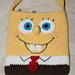 Sponge Yellow Purse for Child pattern 