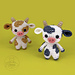Cow Pocket Pet pattern 