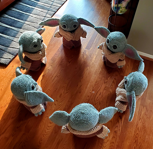 The Child Amigurumi Baby Yoda Grogu 다른 모습 4