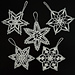 Silver Snowflakes pattern