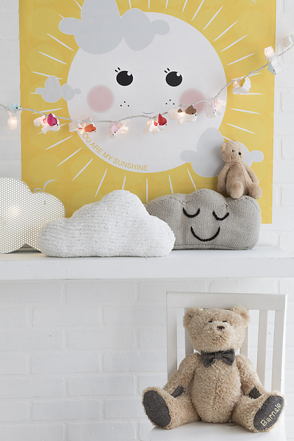 bear cloud pillow