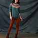 #13 Yoke Patterned Pullover pattern 