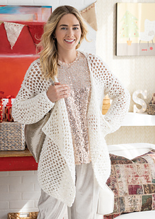 Crochet waterfall hot sale cardigan pattern