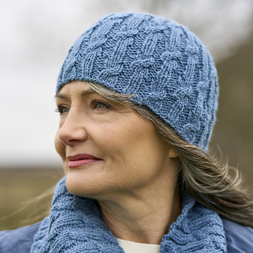 Laurie Cable Rib Cowl & Hat photo 2