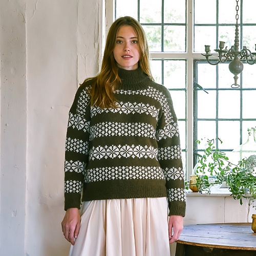 Cassandra Snøfnugg Genser - Birch + Bliss