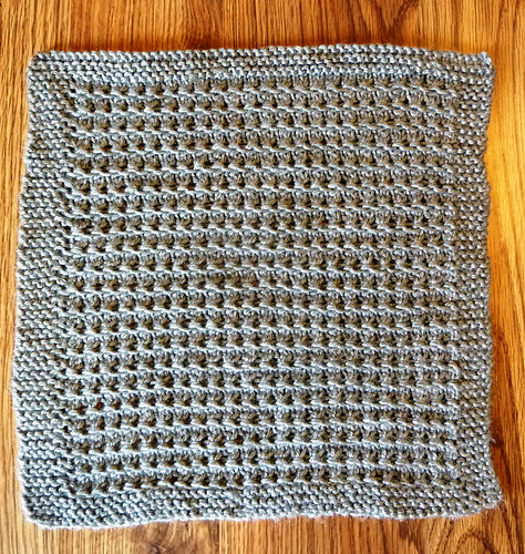 August 2013 Knit-A-Long 12" block: Granite Relief Stitch photo 1