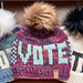 Vote, Hope, Love Beanie pattern