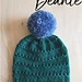 Honeysuckle Beanie pattern 