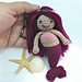 Miniature Mermaid Amigurumi pattern 