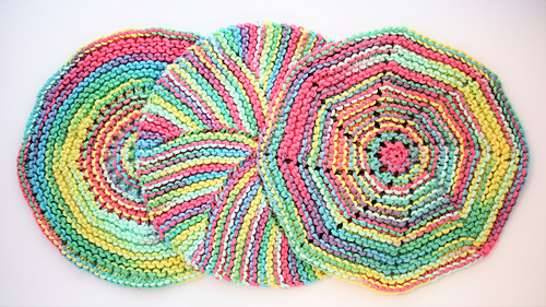 Circular Dishcloth Trio