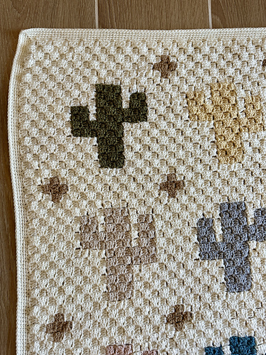 Ravelry: C2C Mini Saguaro Baby Blanket pattern by Wendy L Hamilton