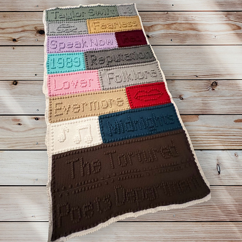 Ravelry: Taylor Swift Albums Blanket(includes TTPD) pattern by