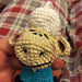 Sheep keychain pattern 