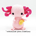 Izzie the Axolotl pattern 