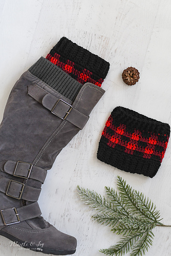 Plaid Boot Cuffs photo 2