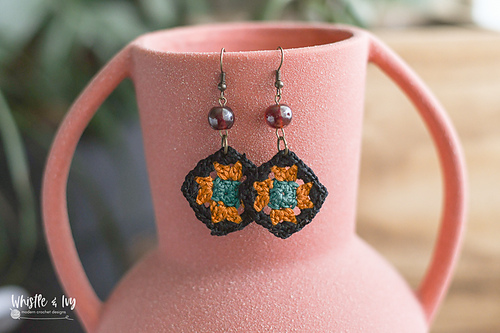 Granny Square Earrings photo 1