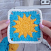 Sunshine Granny Square photo 3