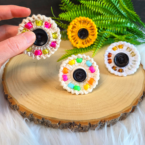 Beaded Fidget Spinner with Pony Beads