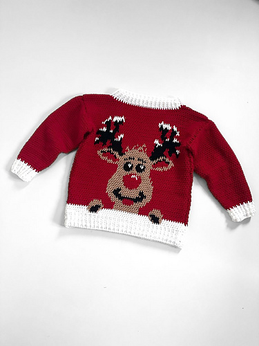 Reindeer Christmas Sweater photo 5