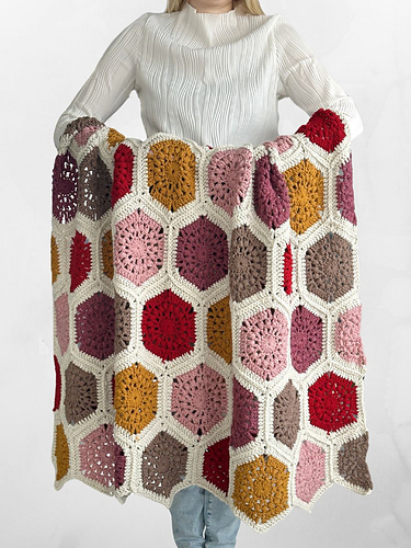 Tulip Hexagon Throw photo 7