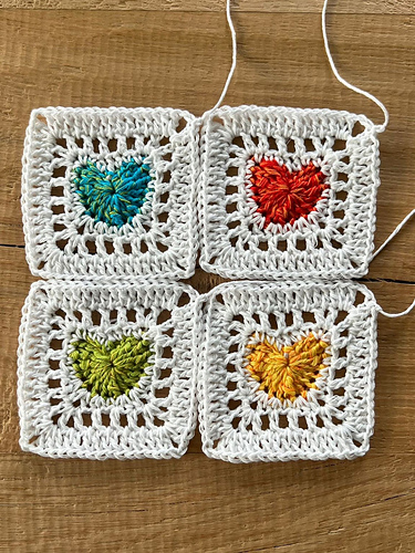 'Home Is Where The Heart Is' Afghan Square photo 5
