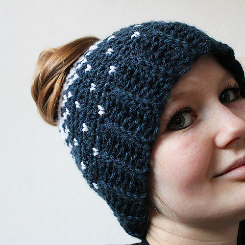 Lovely Heart Bun Hat photo 1
