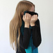 Fluffy triangle shawl photo 3