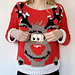 Reindeer Christmas Sweater photo 3