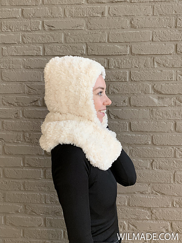 Faux Fur Hooded Infinity Scarf photo 11