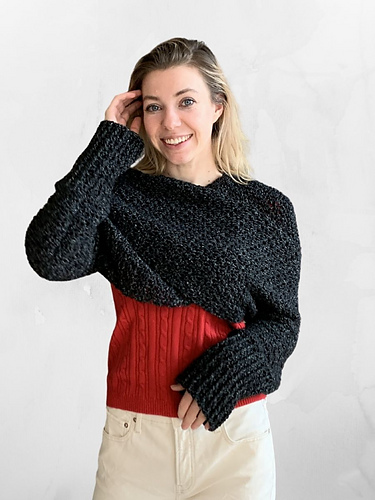 Crochet Sweater Scarf photo 2