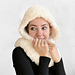 Faux Fur Hooded Infinity Scarf photo 4